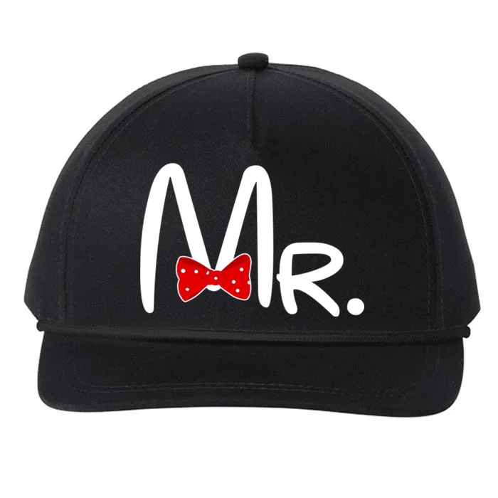 Mr. Bow Tie Cute Matching Couples Snapback Five-Panel Rope Hat