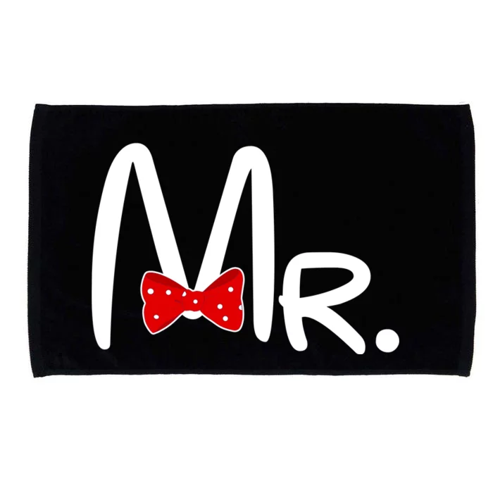 Mr. Bow Tie Cute Matching Couples Microfiber Hand Towel