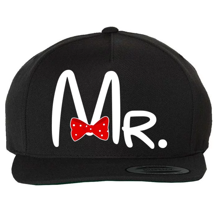 Mr. Bow Tie Cute Matching Couples Wool Snapback Cap