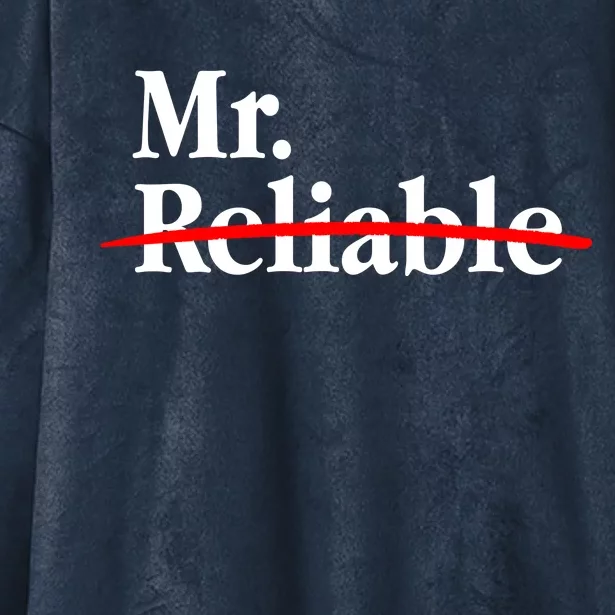 Mr. Unreliable Hooded Wearable Blanket