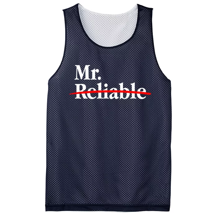 Mr. Unreliable Mesh Reversible Basketball Jersey Tank