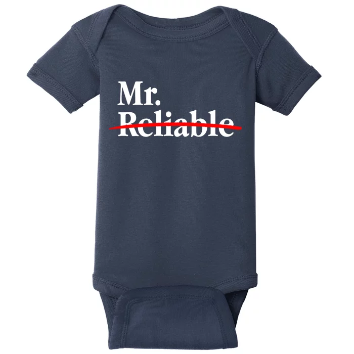 Mr. Unreliable Baby Bodysuit