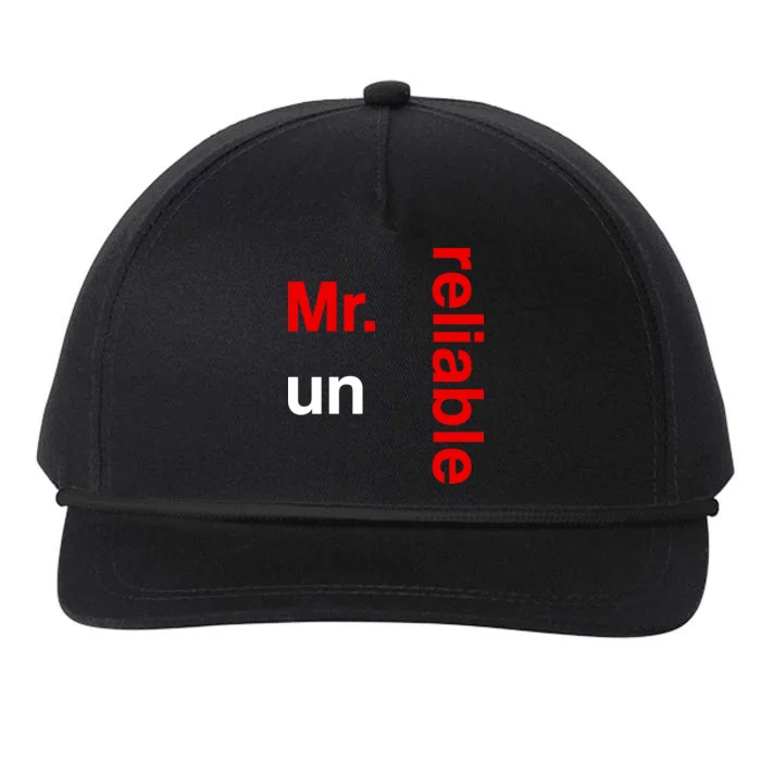 Mr. Unreliable Oklahoma Basketball Snapback Five-Panel Rope Hat