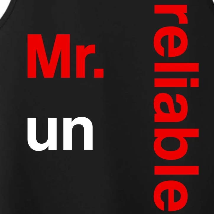 Mr. Unreliable Oklahoma Basketball Performance Tank