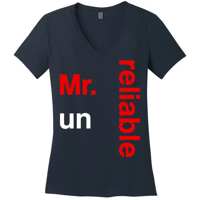 Mr. Unreliable Oklahoma Basketball Women's V-Neck T-Shirt