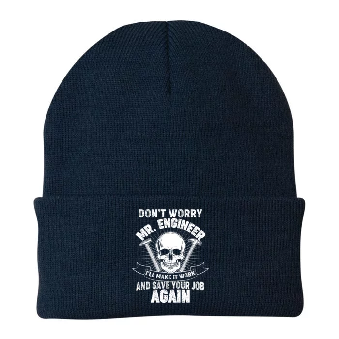 Mr Engineer I'll Make It Work And Save Your Job Knit Cap Winter Beanie