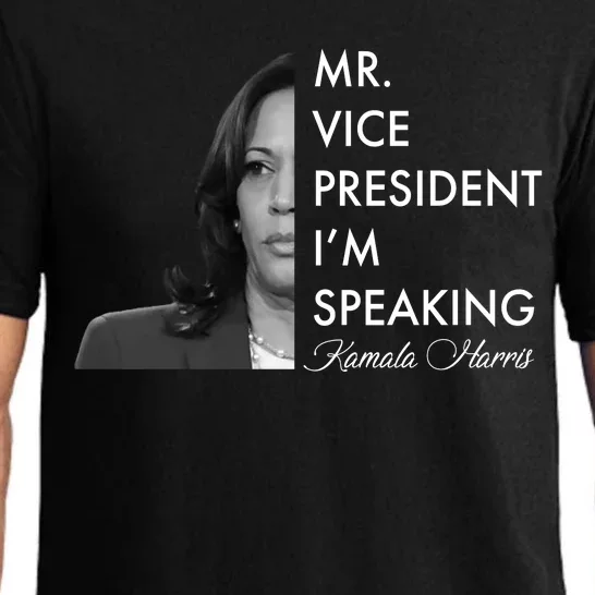 Mr Vice President I'm Speaking Kamala Harris Portrait Pajama Set