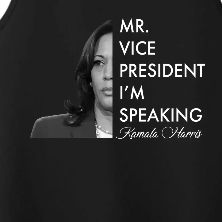 Mr Vice President I'm Speaking Kamala Harris Portrait Performance Tank