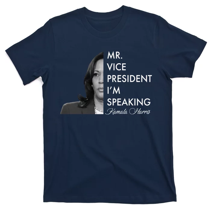 Mr Vice President I'm Speaking Kamala Harris Portrait T-Shirt