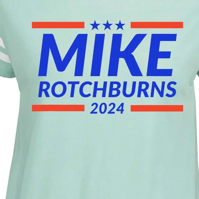 Mike Rotchburns 2024 Funny Gag Gift Enza Ladies Jersey Football T-Shirt