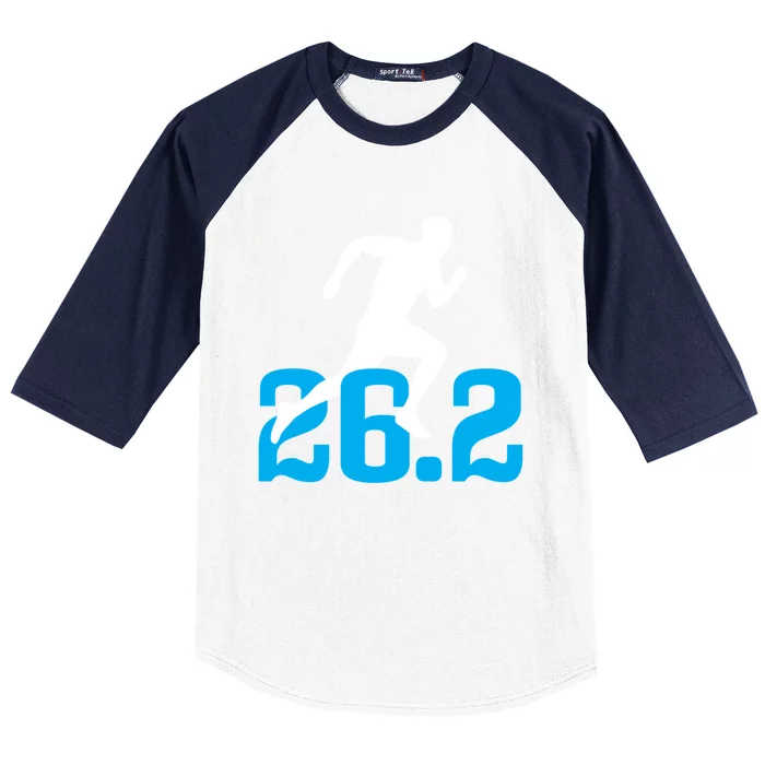 Marathon Running 26 2 Miles Marathon Runner Gift Baseball Sleeve Shirt