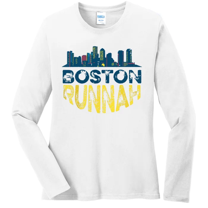 Marathon Runner 262 Miles Runnah Ladies Long Sleeve Shirt