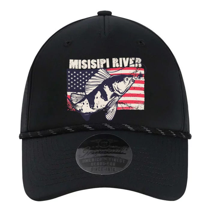 Mississippi river American Flag Patriotic fishing therapy Performance The Dyno Cap