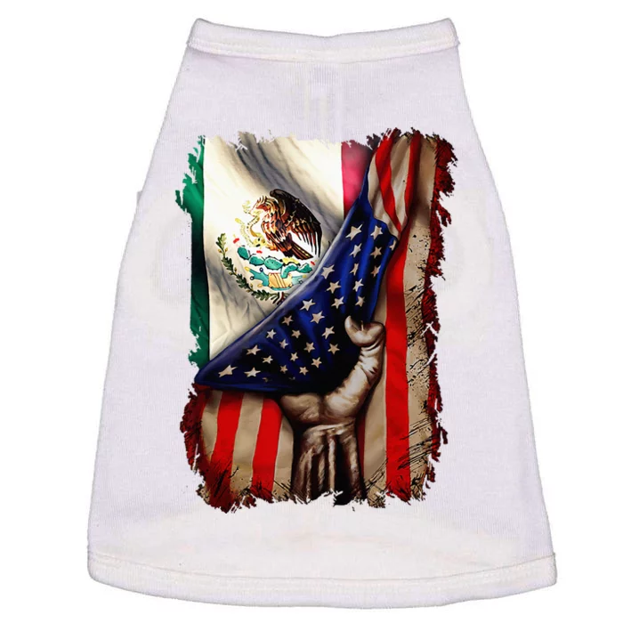 Mexican Roots American Mexican Flag Mexico Is Calling Doggie Tank