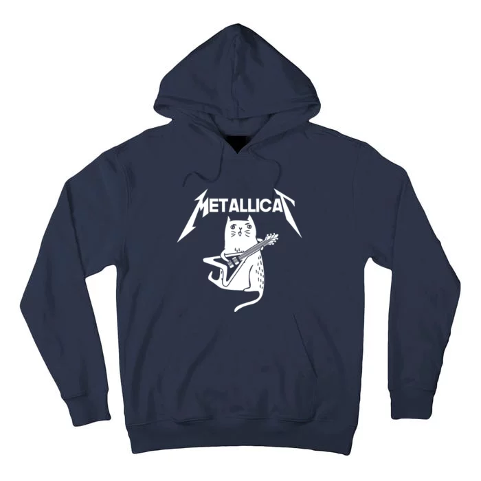 Metallicat Rock Band Guitar Tall Hoodie