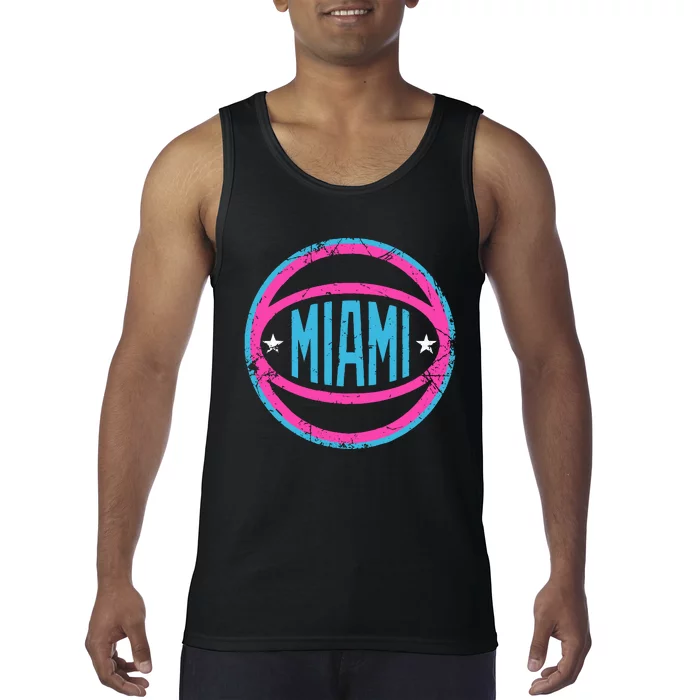 Miami Retro Basketball Nights Tank Top