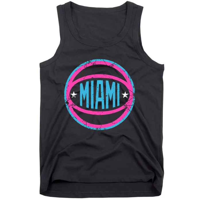 Miami Retro Basketball Nights Tank Top