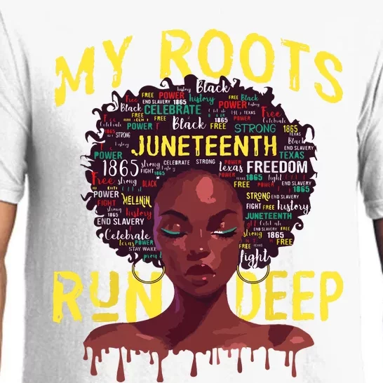 My Roots Black Women Run Deep Juneteenth Women Pajama Set