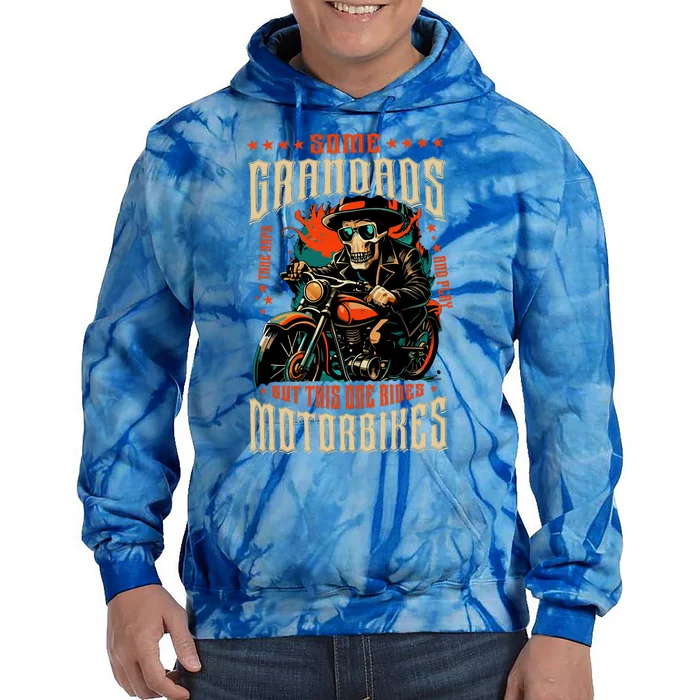 Motorcycle Rider Biker Tie Dye Hoodie