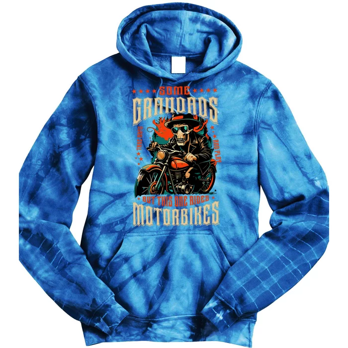 Motorcycle Rider Biker Tie Dye Hoodie