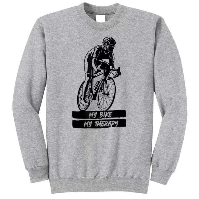 My Road Bike Is My Therapy Bike Riding Cyclist Cycling Sweatshirt