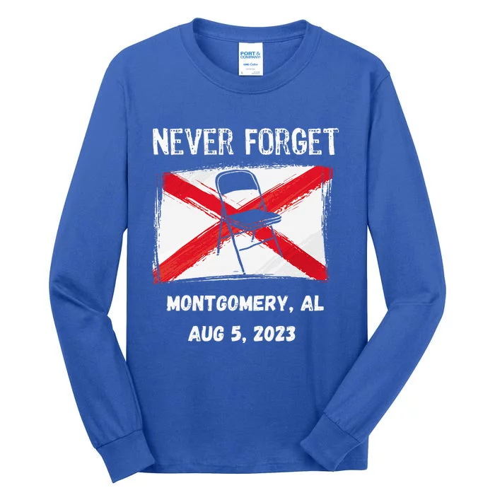 Montgomery Riverfront Brawl Alabama Flag Sweet Tea Party Tall Long Sleeve T-Shirt