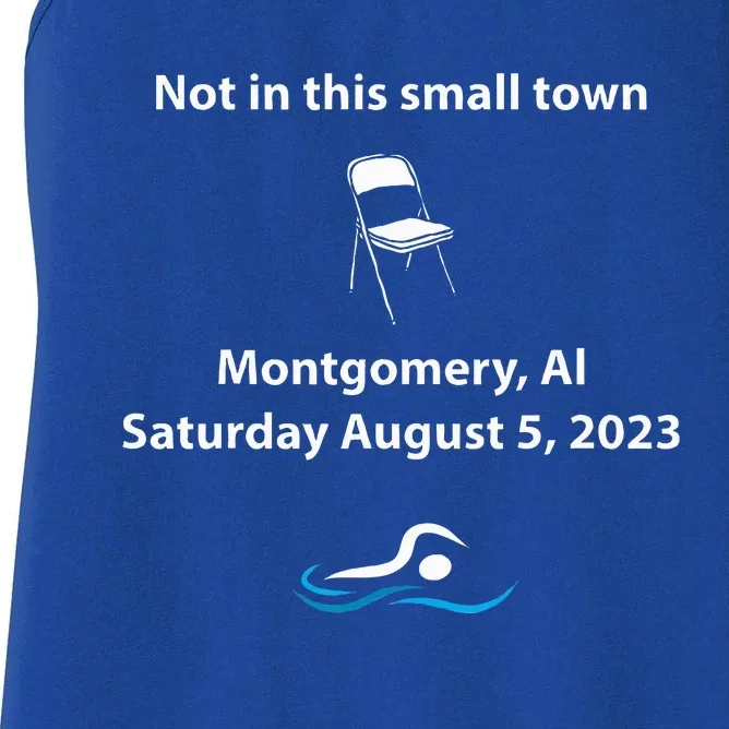 Montgomery Riverfront Brawl Alabama Boat Fight Women's Racerback Tank