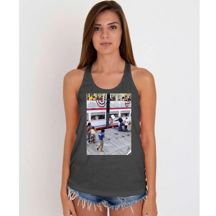 Montgomery Riverfront Brawl Women's Knotted Racerback Tank