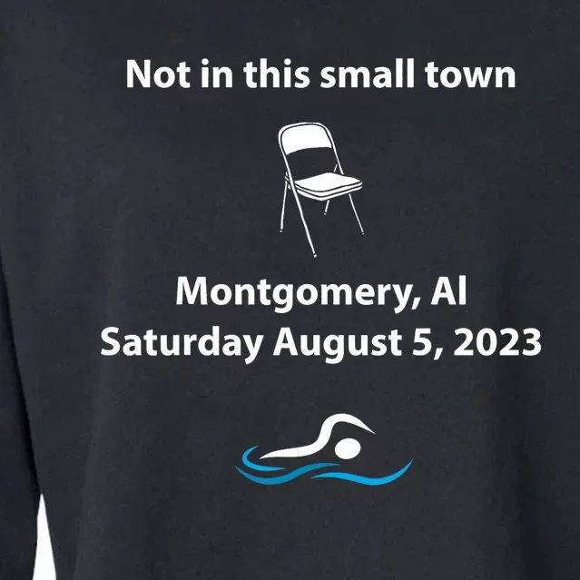 Montgomery Riverfront Brawl Alabama Boat Fight Cropped Pullover Crew