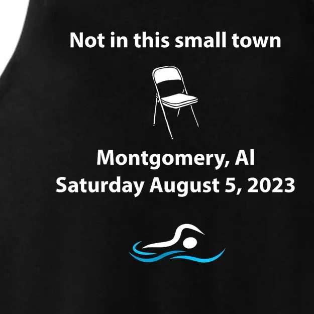 Montgomery Riverfront Brawl Alabama Boat Fight Ladies Tri-Blend Wicking Tank