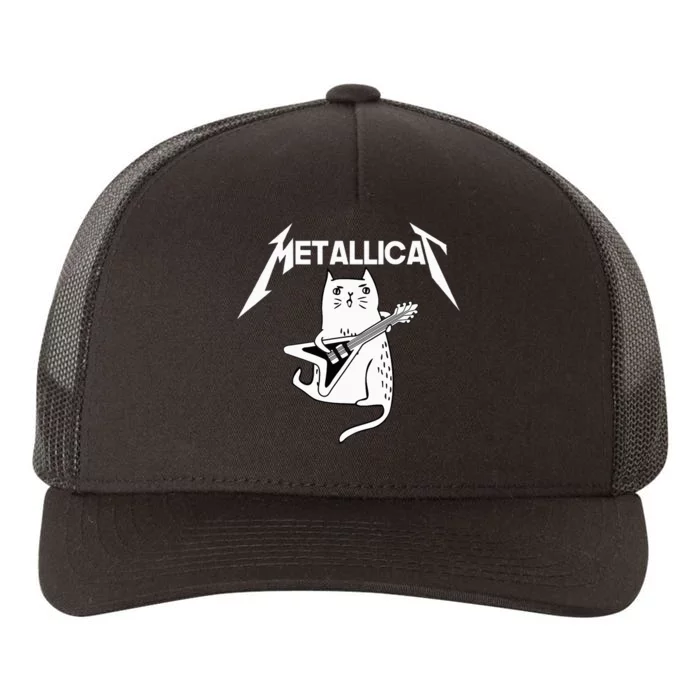 Mettalicat Rock Band Guitar gift Christmas Yupoong Adult 5-Panel Trucker Hat