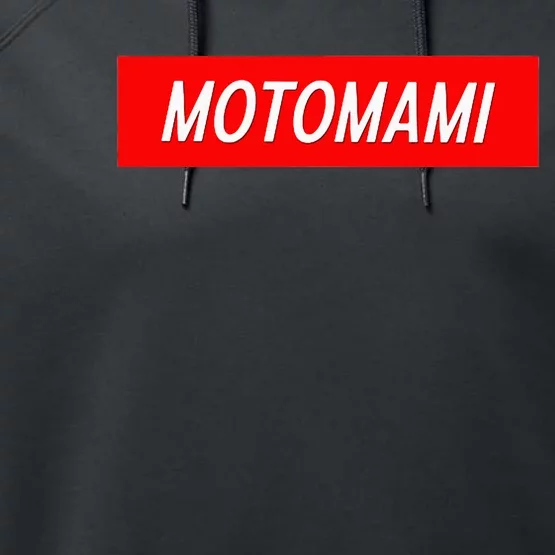 MOTOMAMI Red Box Logo Performance Fleece Hoodie