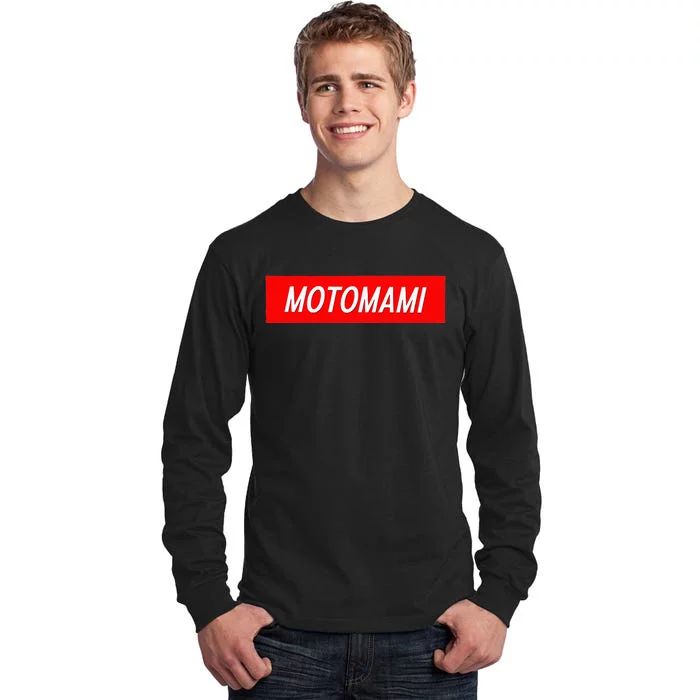 MOTOMAMI Red Box Logo Tall Long Sleeve T-Shirt