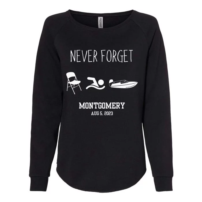 Montgomery Riverfront Brawl Chair Alabama Boat Fight Womens California Wash Sweatshirt