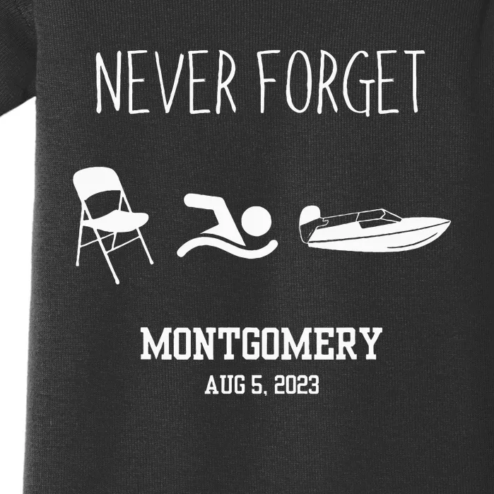 Montgomery Riverfront Brawl Chair Alabama Boat Fight Baby Bodysuit