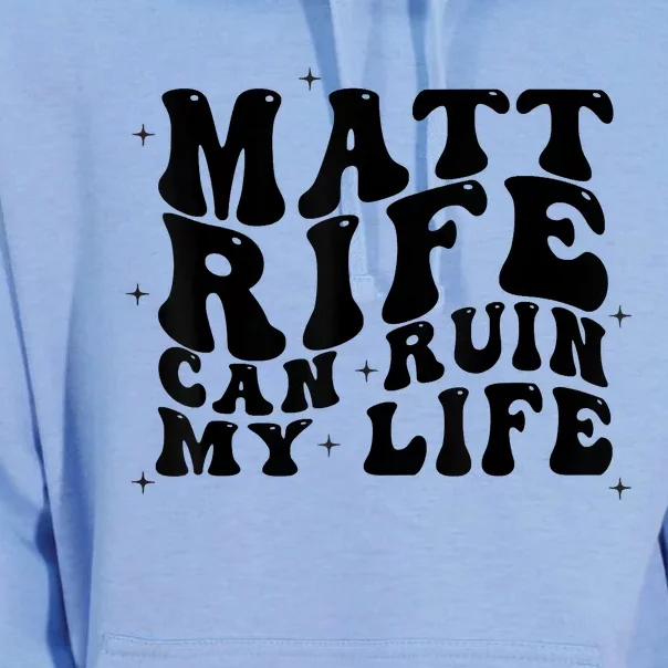 Matt Rife Can Ruin My Life Funny Wavy Retro Unisex Surf Hoodie