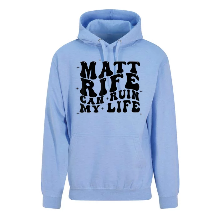 Matt Rife Can Ruin My Life Funny Wavy Retro Unisex Surf Hoodie