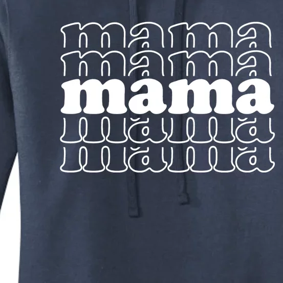 Mama Retro Cute Gift For Her Women's Pullover Hoodie