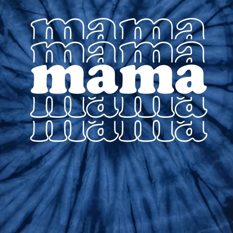 Mama Retro Cute Gift For Her Tie-Dye T-Shirt