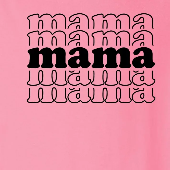 Mama Retro Cute Gift For Her Toddler Long Sleeve Shirt