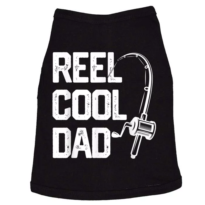 Men Reel Cool Dad Fishing Daddy Fathers Day Gift Doggie Tank