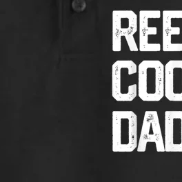 Men Reel Cool Dad Fishing Daddy Fathers Day Gift Dry Zone Grid Performance Polo