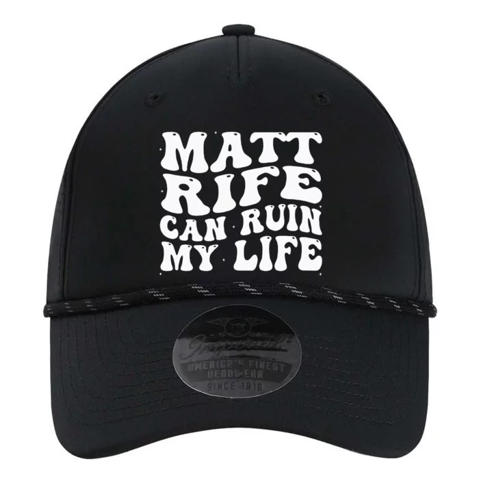 Matt Rife Can Ruin My Life Funny Wavy Retro Performance The Dyno Cap