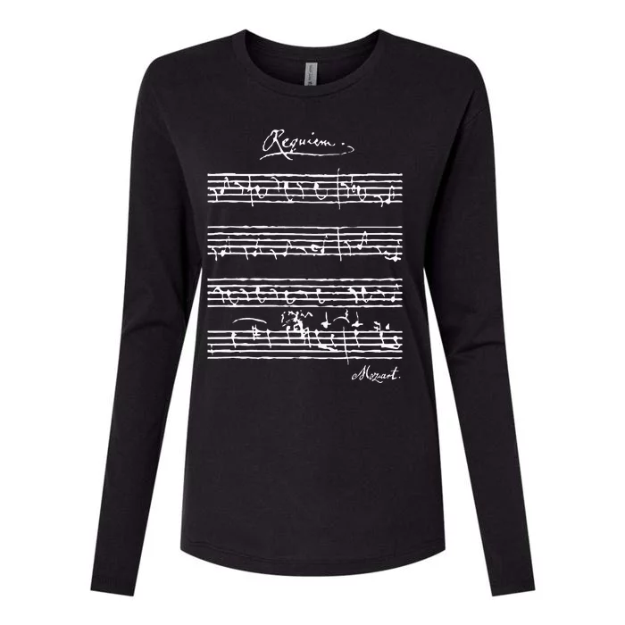 MozartS Requiem Classical Music Lover Womens Cotton Relaxed Long Sleeve T-Shirt