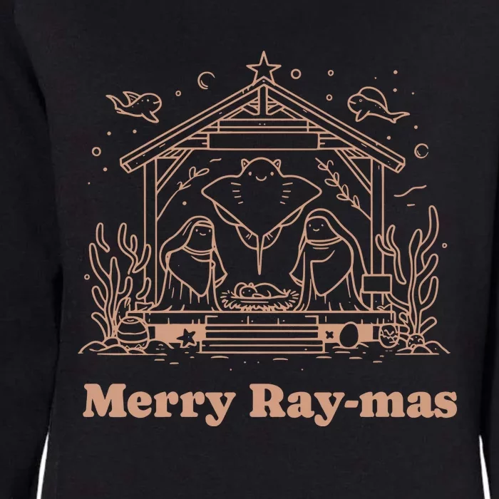 Merry Raymas Christmas Womens California Wash Sweatshirt