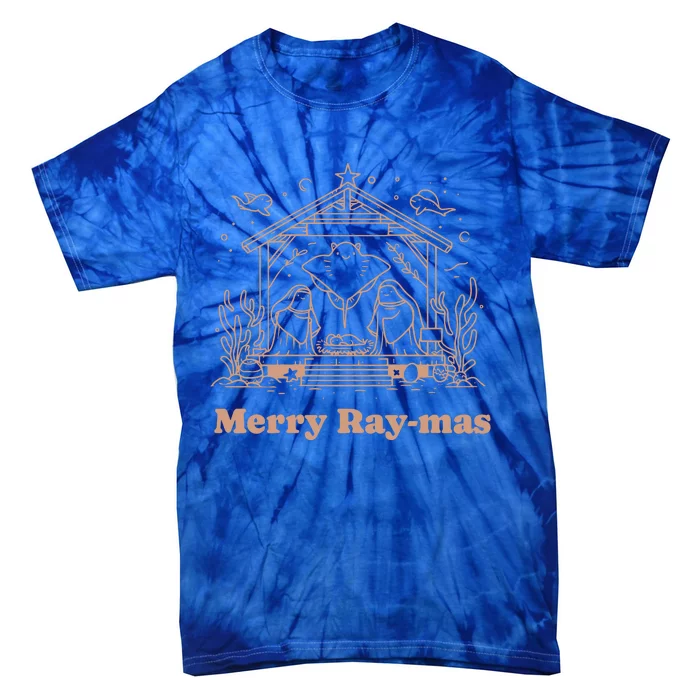 Merry Raymas Christmas Tie-Dye T-Shirt