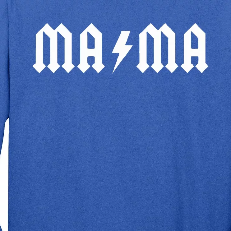 Mama Rocks Cool Lightning Tall Long Sleeve T-Shirt