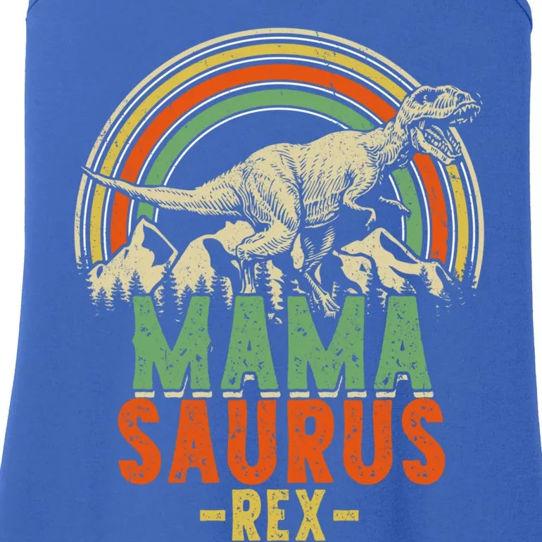 Mamasaurus Rex Christmas Dinosaur Matching Family Gift Ladies Essential Tank