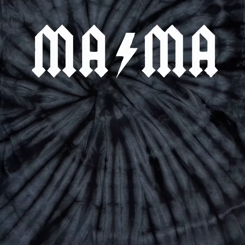 Mama Rocks Cool Lightning Tie-Dye T-Shirt