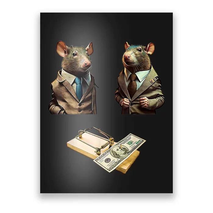 Managers Rats CoWorkers Jobs Work Money Major Corporations Poster